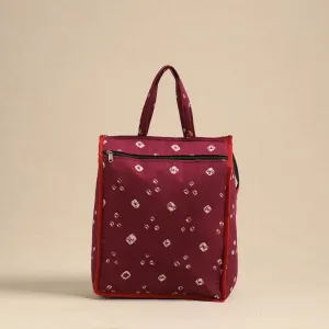 Maroon - Eco-Friendly Handmade Cotton Handbag for Women 04