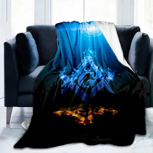 Master Mason Blue Lodge Blanket - Blue & Black