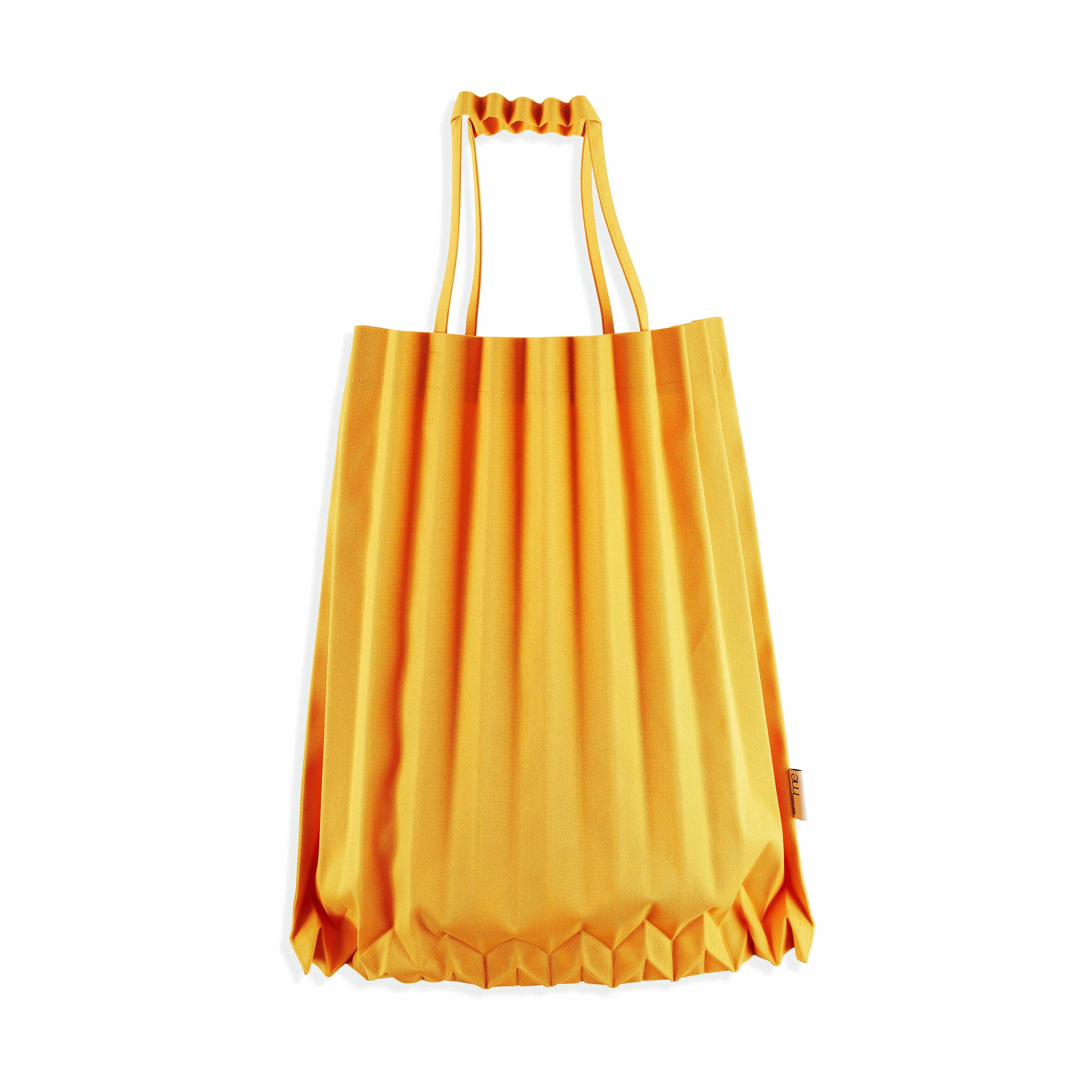 me ISSEY MIYAKE Recycled Polyester Trunk Pleats Bag - Marigold