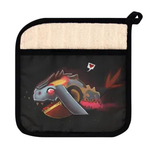 Mecha Whale Strider Pot Holder with Pocket