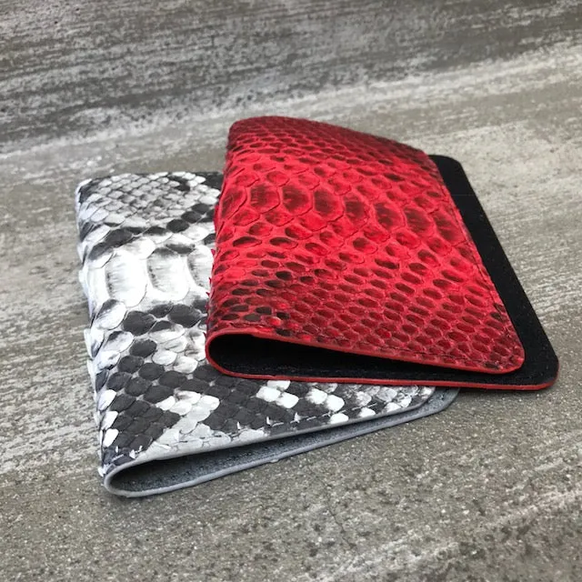 Natural Python Passport Cover