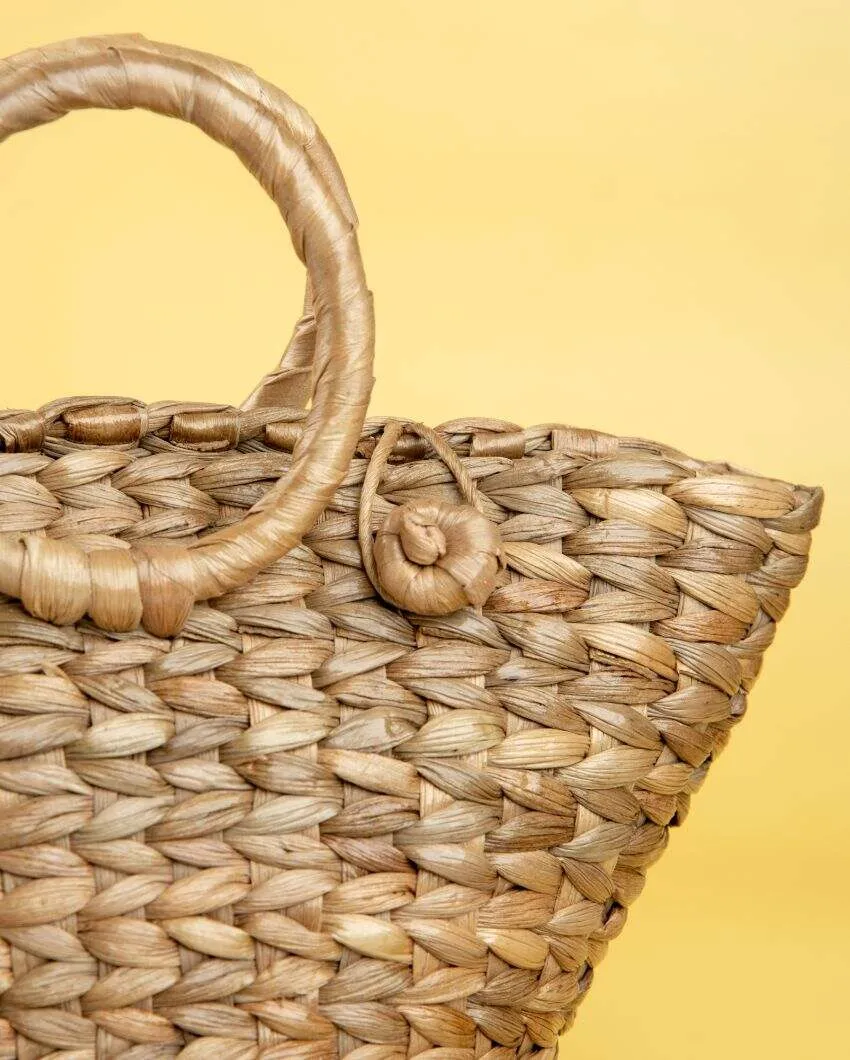 Natural Water Hyacinth Handcrafted Mini Tote Bag