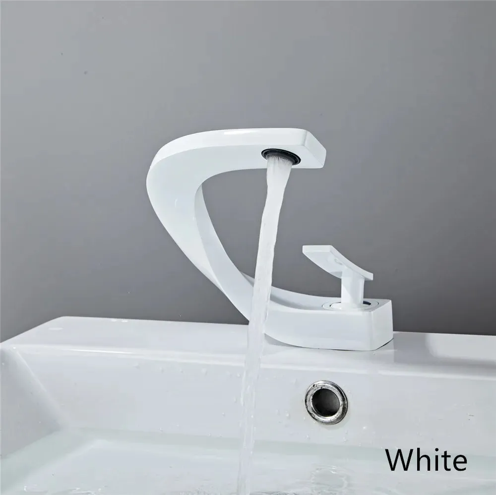 Nordic Arch Artistic Deck Mounted Faucet