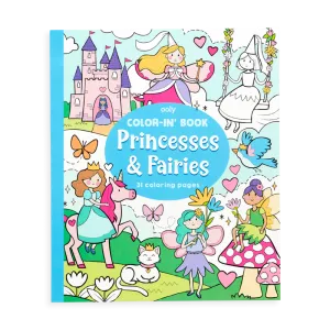 Ooly Color-In' Book - Princess & Fairies