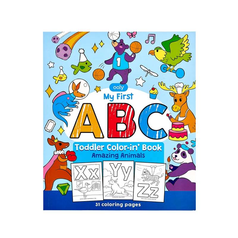 Ooly Color-In' Book Toddler - My First ABC