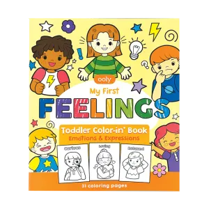 Ooly Color-In' Book Toddler - My First Feelings