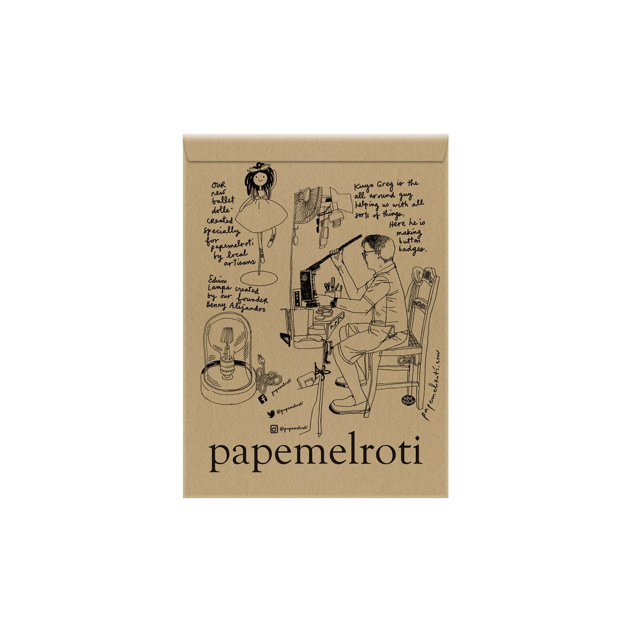 Papemelroti Branded Notion Paper Bags