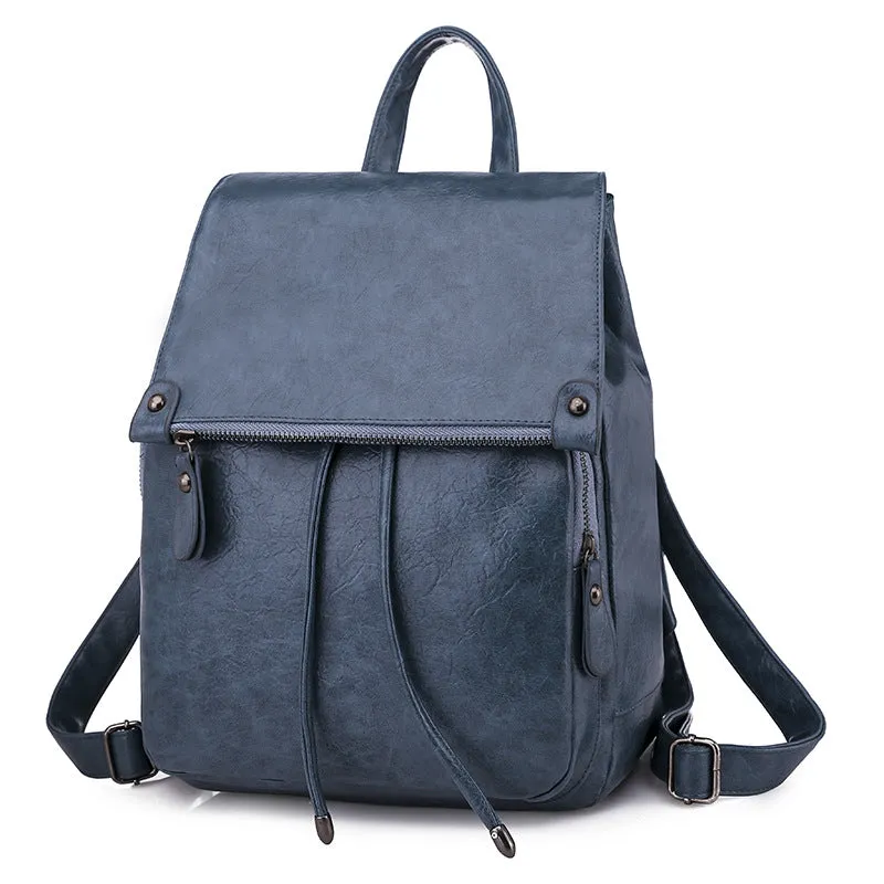 Paziye Retro Fashion PU Backpack