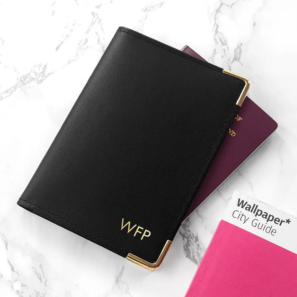 Personalised Luxury Leather Passport Covers