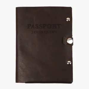 Personalized Authentic Leather Passport Holder