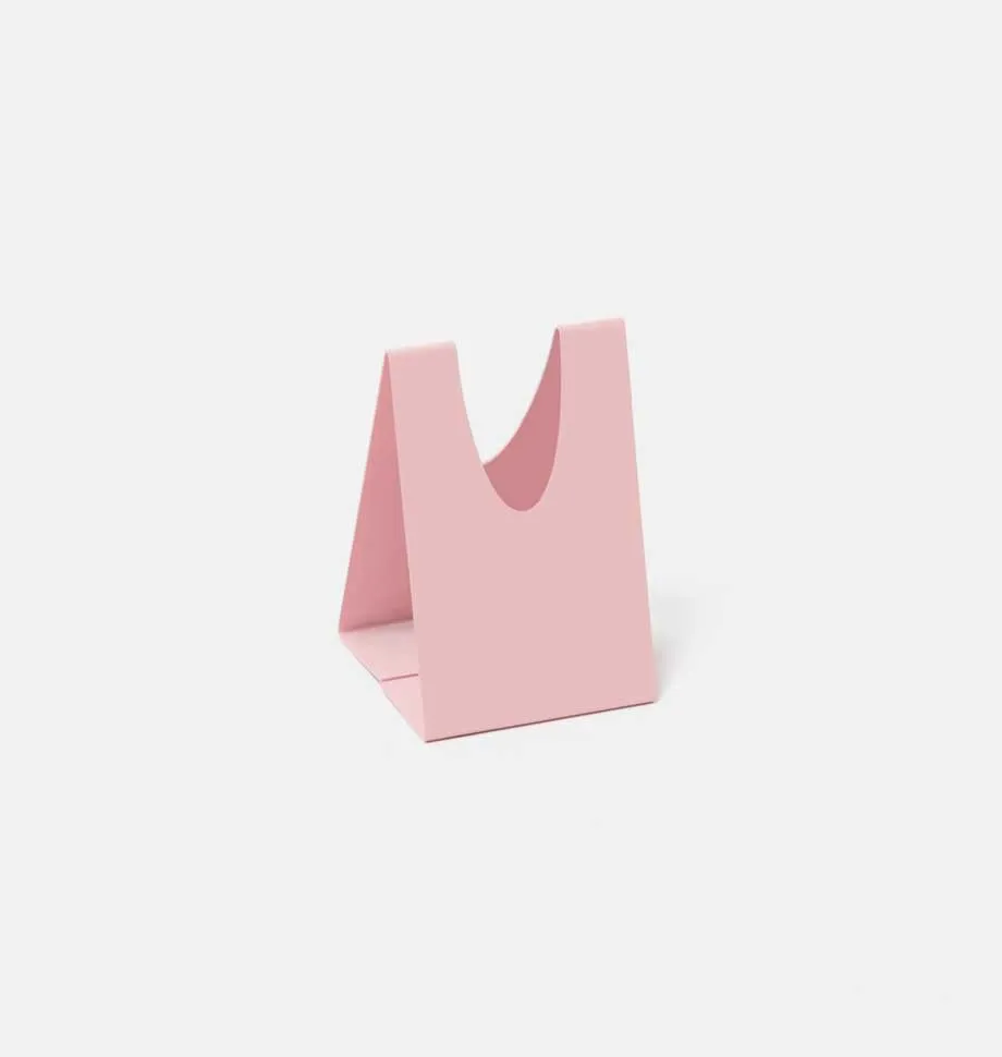 Pink Triangle Candle Holder