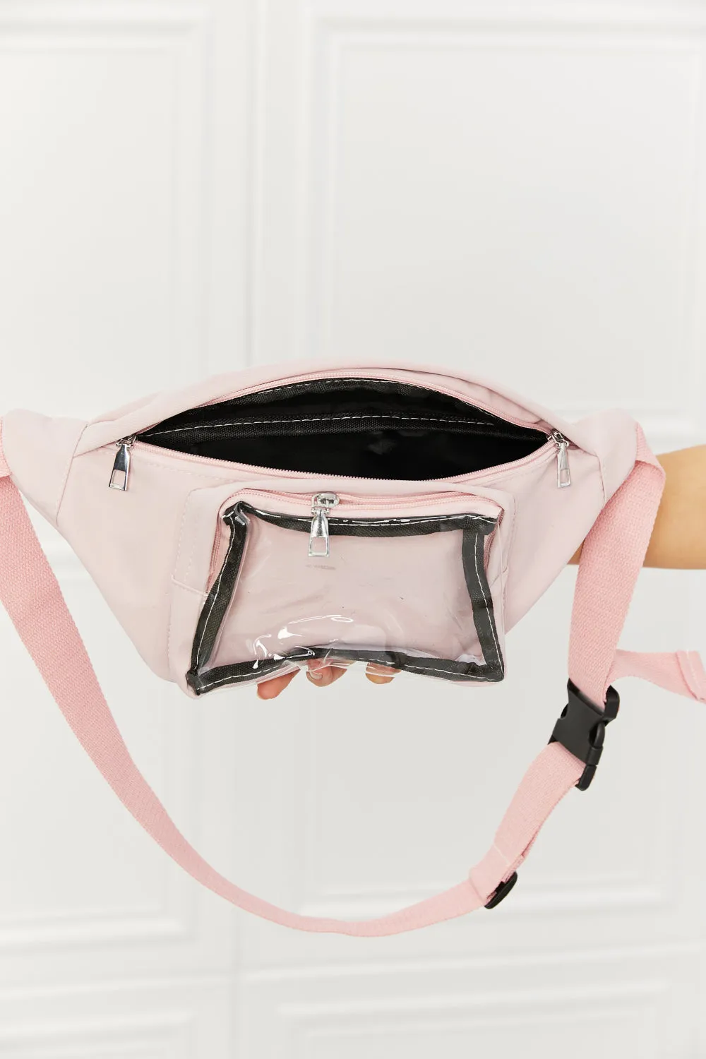 Pink Waist Sling Bag