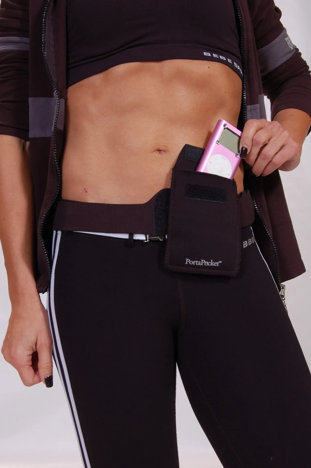 PortaPocket Waist Belt & Pocket Kit - Hands-Free Way to Wear Your Passport or Cell