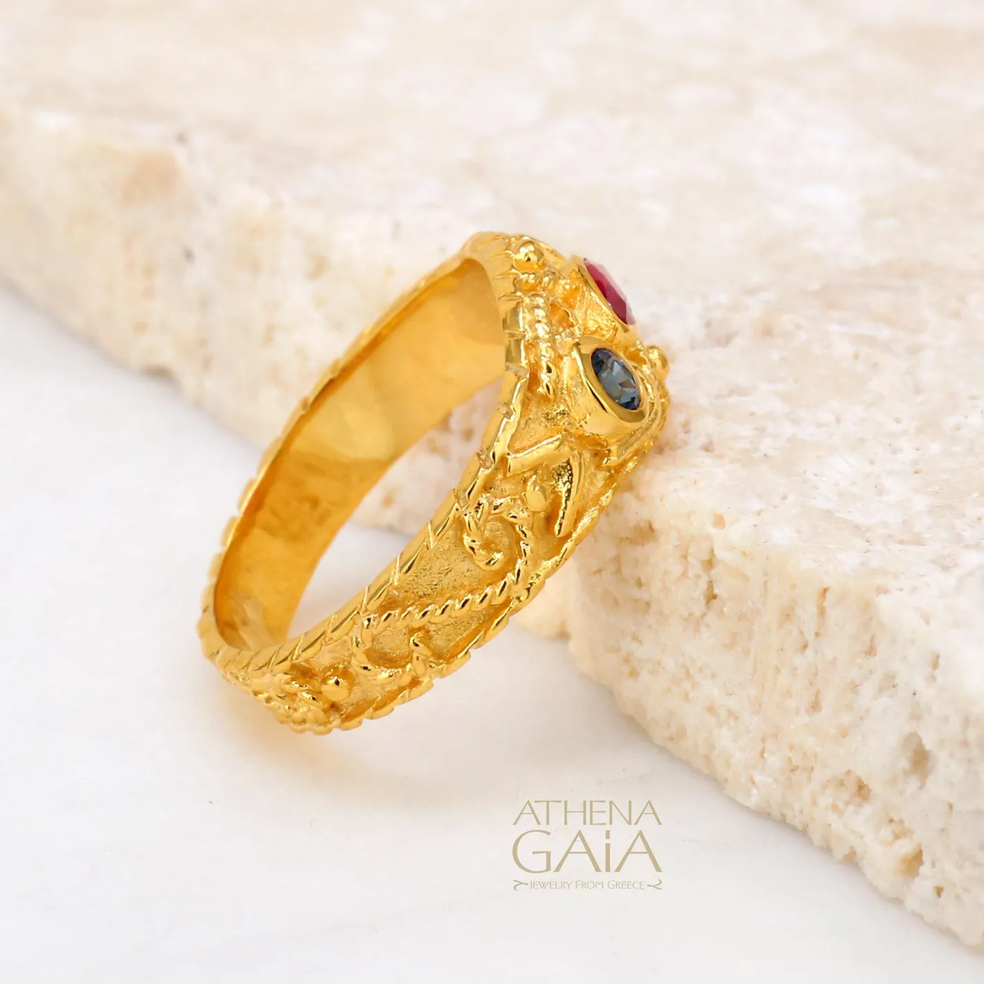 Regal Byzantine Antique Ring