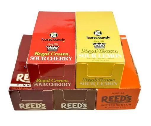 Regal Crown & Reeds Hard Candy Rolls Nostalgic Pack