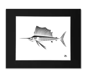 Regal Sailfish Art Print