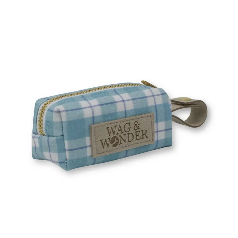 Seaside Plaid Waste Bag Holder