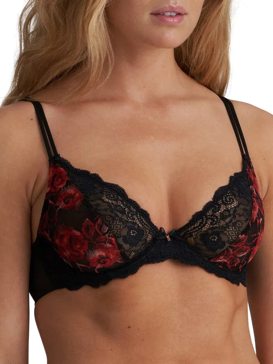 Selyna Plunge Bra - Spicy Red