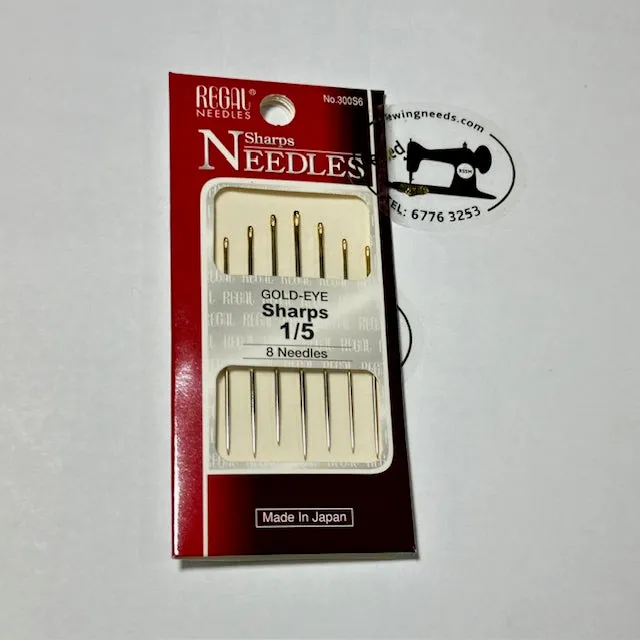 Sharps 1/5 | 8 Needles / Hand Needles Made In Japan