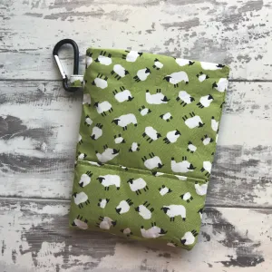 Sheep on the Green Treat & Poobag Holder