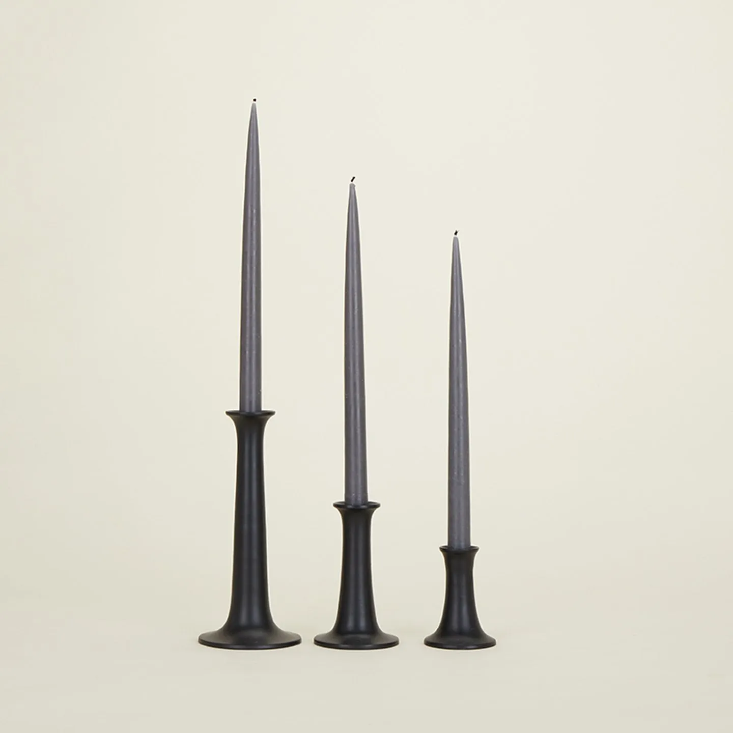 Simple Candle Holder - Black