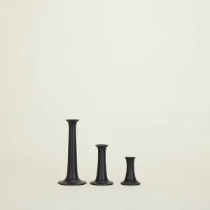 Simple Candle Holder - Black