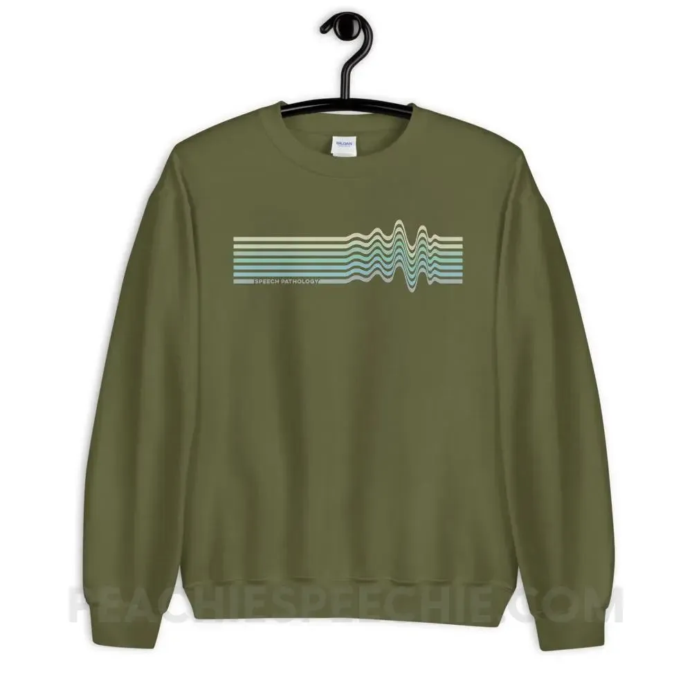 Sound Waves Classic Sweatshirt