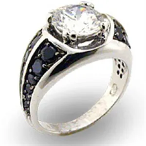 Special Color 925 Sterling Silver Ring with AAA Grade CZ in Clear for Women Style 22208