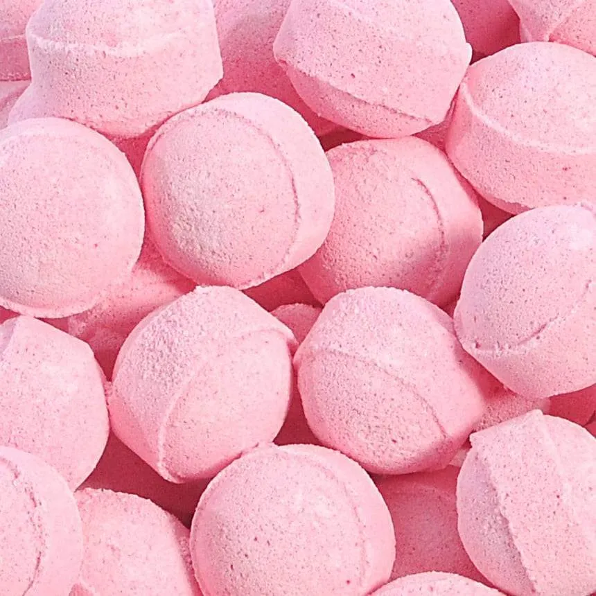 Strawberry Bath Fizzers - Mini Bath Bombs