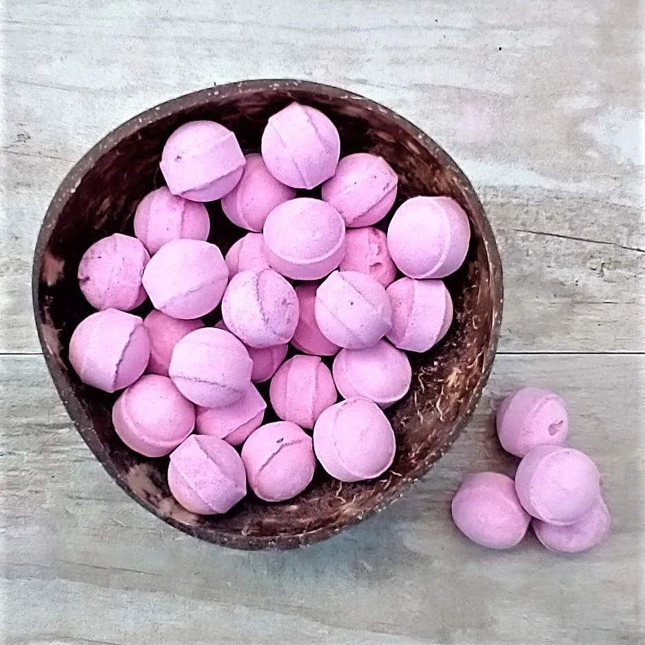 Strawberry Bath Fizzers - Mini Bath Bombs