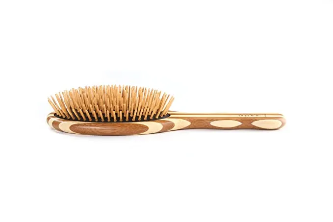 Style & Detangle Bamboo Handle & Pin Hair Brush For Cats & Dogs