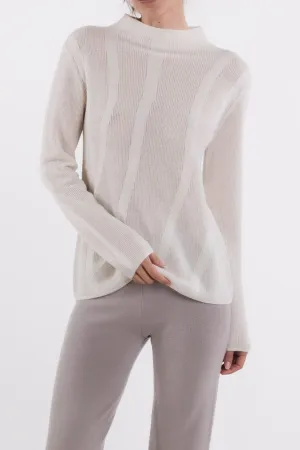 SUPERFINE POINTELLE MOCKNECK