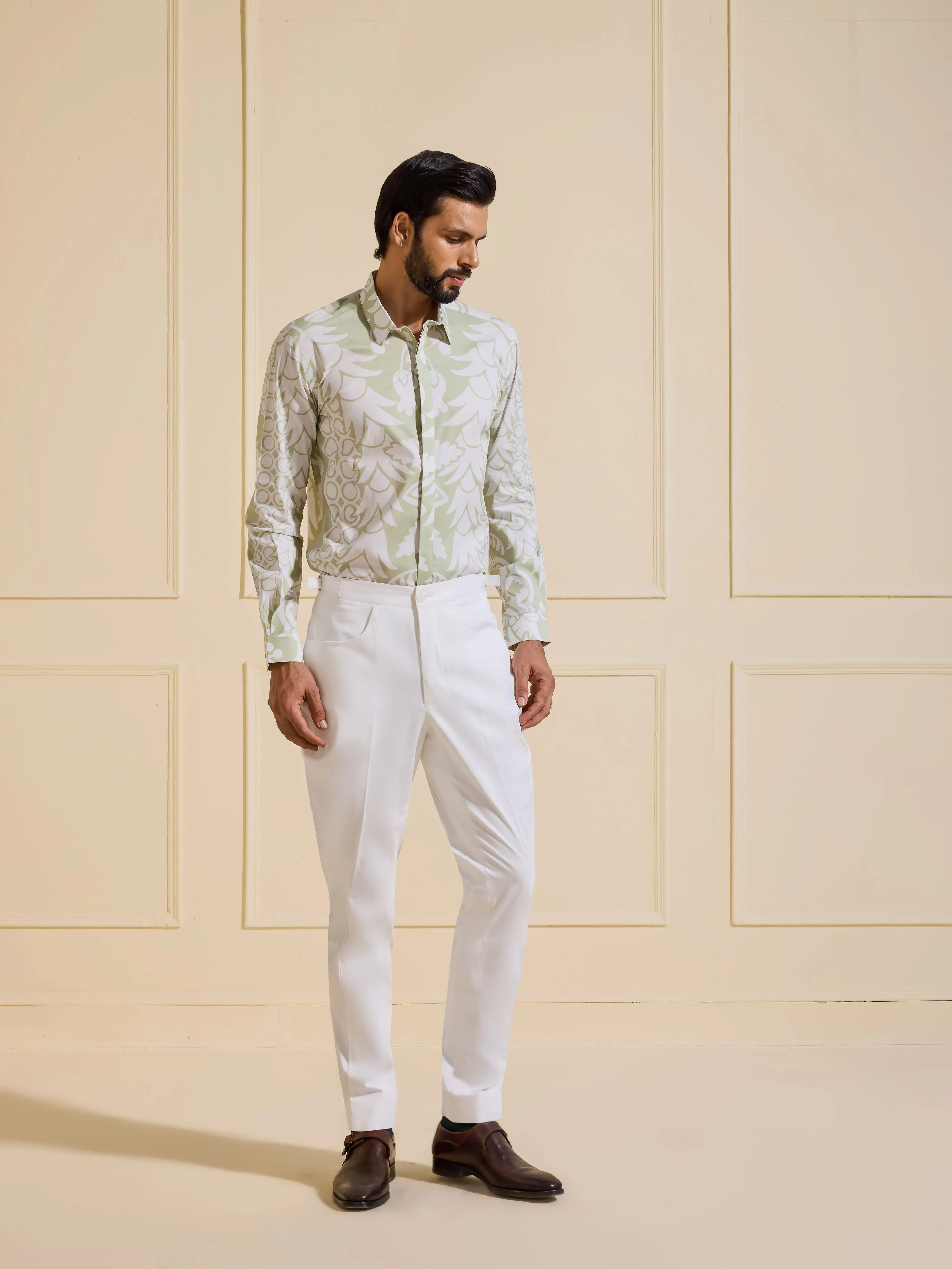 THE ARTISTIC CHIC IVORY SHIRT