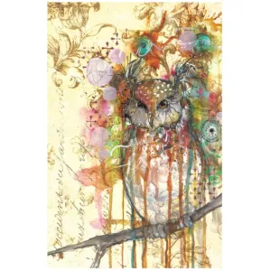 The Owl Decoupage Paper - Roycycled Treasures