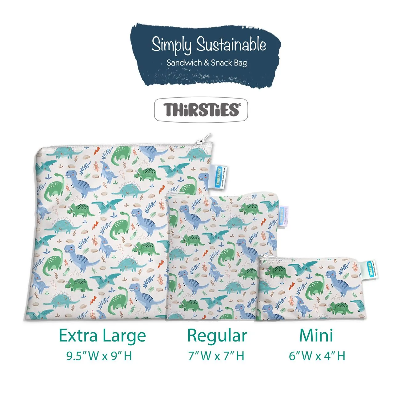 Thirsties Sandwich & Snack Bag - XL