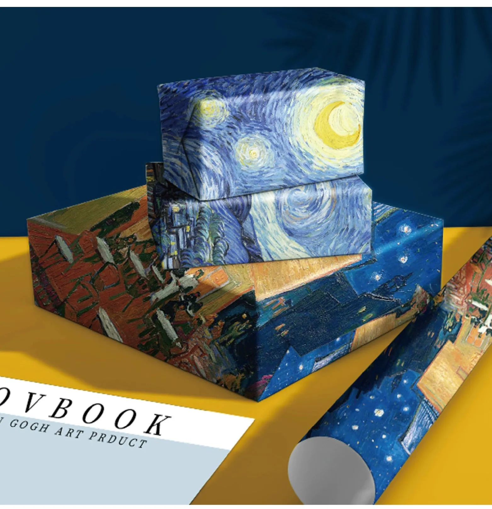 Timeless Masterpiece: Van Gogh Starry Sky Gift Wrapping Paper