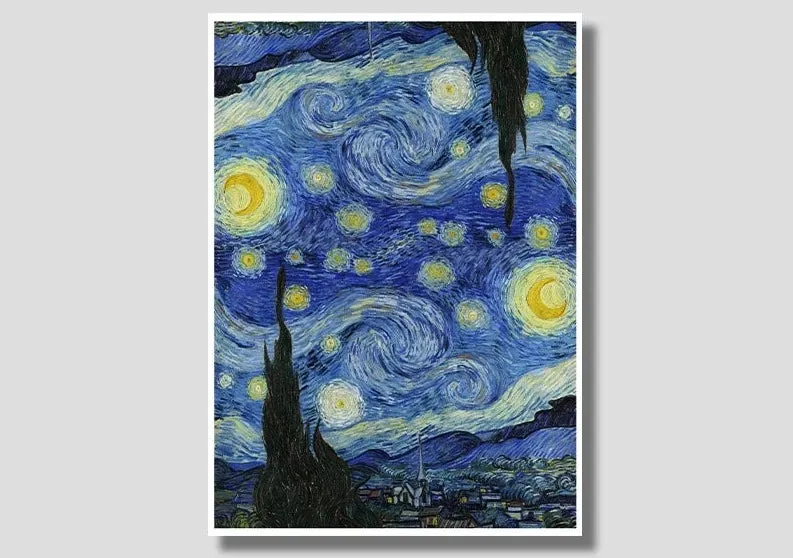 Timeless Masterpiece: Van Gogh Starry Sky Gift Wrapping Paper