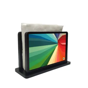 Tissue Holder Paper Napkin Stand - Multicolor Strips