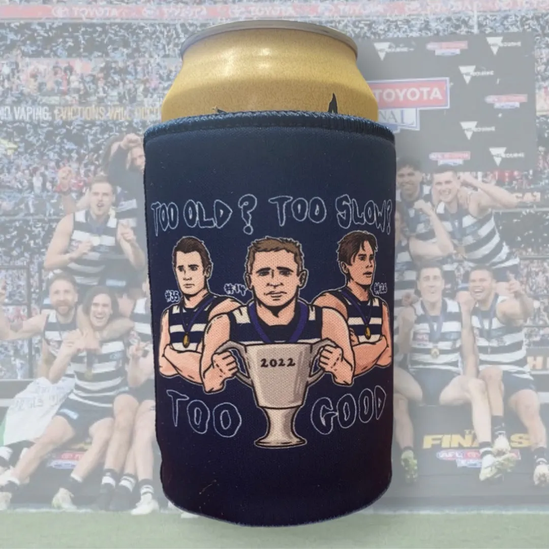 TOO OLD? TOO SLOW? TOO GOOD!: STUBBY HOLDER