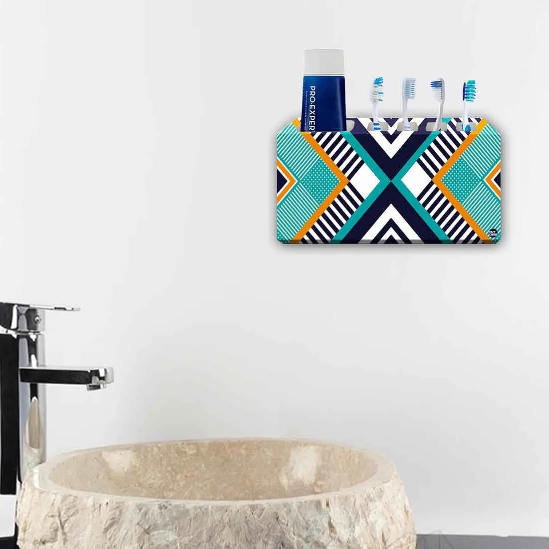 Toothbrush Holder Wall Mounted -Aztec Mix