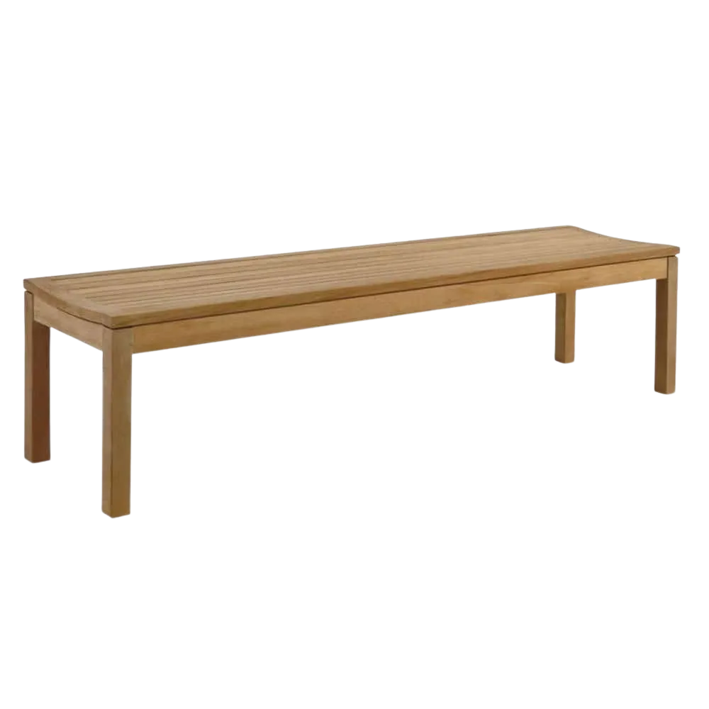 Toscana Outdoor Teak Backless Bench