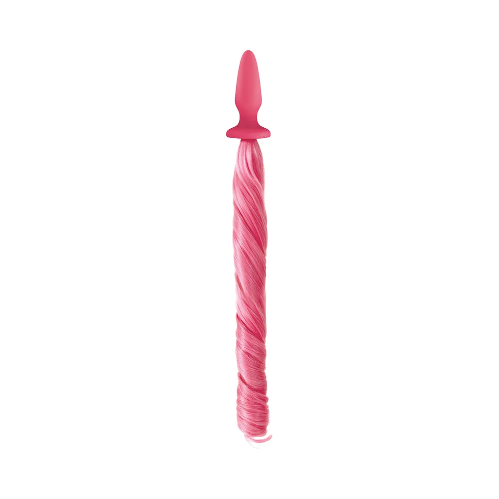 Unicorn Tails Anal Plug Pastel Pink