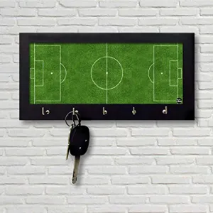 Unique Key Holder for Wall Keys Organizer - Football Pitch