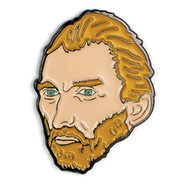 Van Gogh & Sunflower Enamel Pin Set