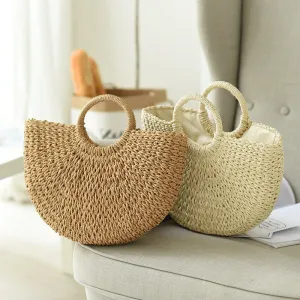 Vintage Handmade Straw Bags