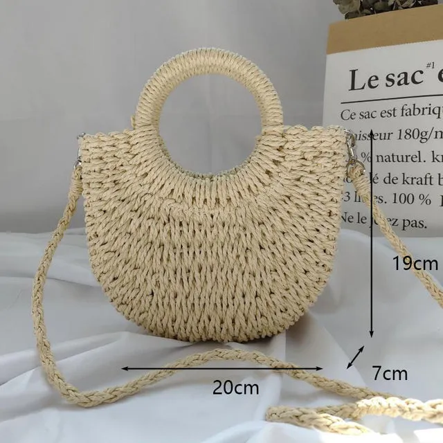 Vintage Handmade Straw Bags