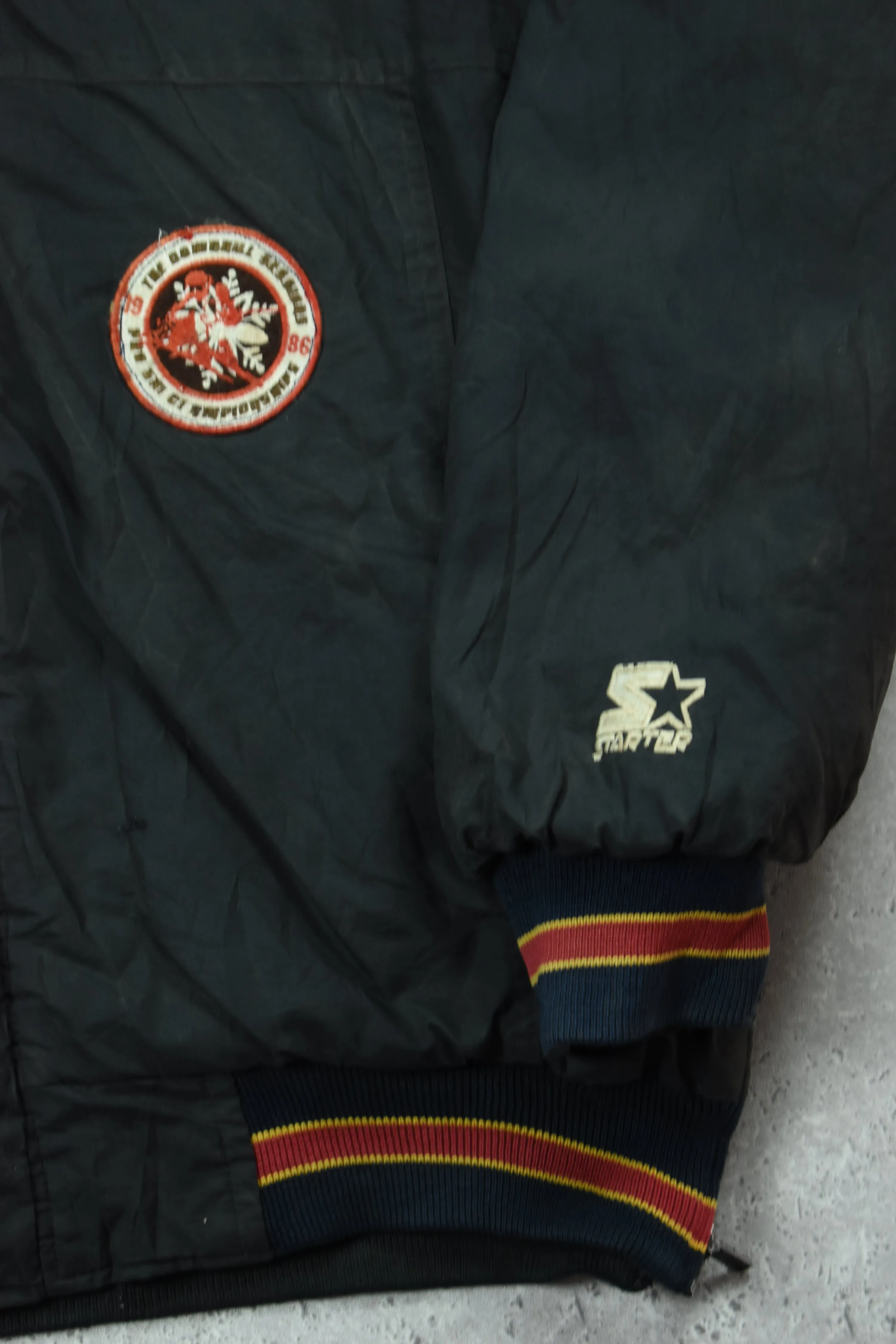 Vintage Redskins Embroidered Parker Jacket Large