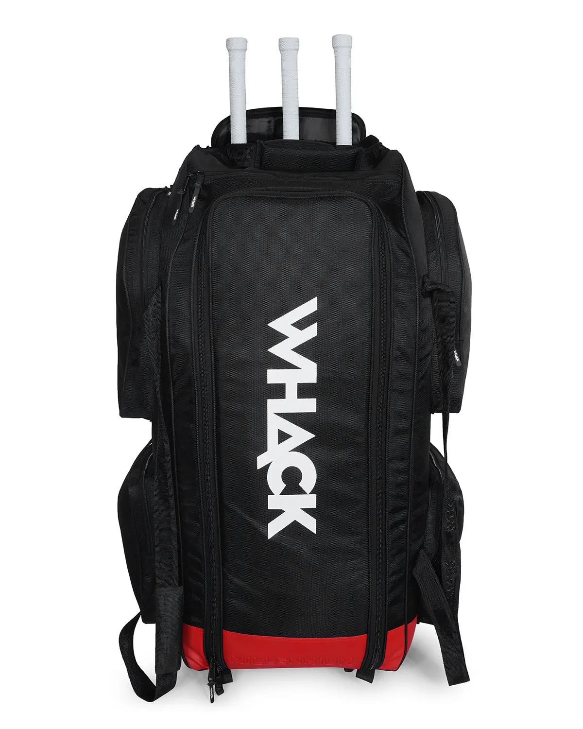 WHACK Millennium Stand Up Cricket Kit Bag - Wheelie - Large