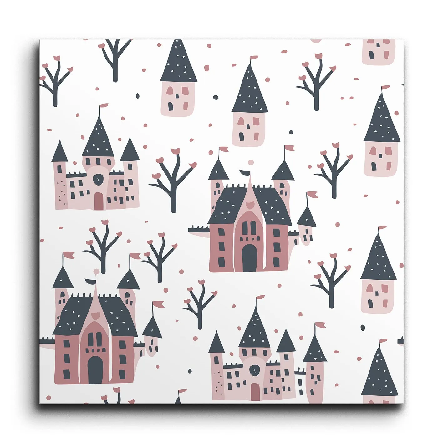 Whimsical Castle Blossom Tile