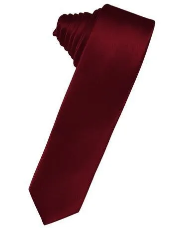 Wisteria Luxury Satin Skinny Necktie